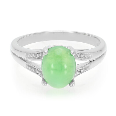 Imperial Chrysoprase Silver Ring