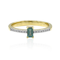18K Grandidierite Gold Ring (AMAYANI)