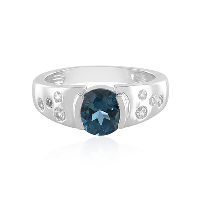 London Blue Topaz Silver Ring