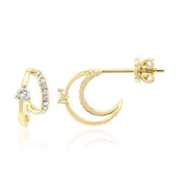 9K SI1 (G) Diamond Gold Earrings