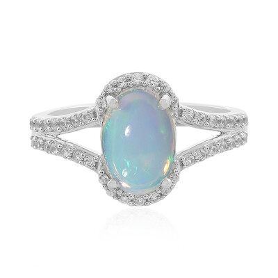 Welo Opal Silver Ring