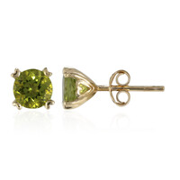 Peridot Silver Earrings