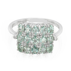 Paraiba Tourmaline Silver Ring