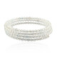 White Topaz Steel Bangle (Riya)