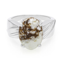 Magnesite Silver Ring