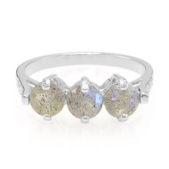 Romanian Spectrolite Silver Ring
