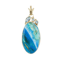 Atacama Opal Silver Pendant (Bali Barong)