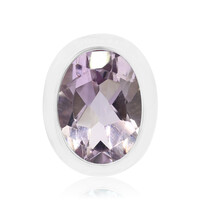 Rose de France Amethyst Silver Pendant