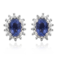 Colour Change Fluorite Silver Earrings