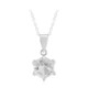 White Topaz Silver Necklace