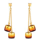 Sunrise Baltic Amber Silver Earrings (dagen)