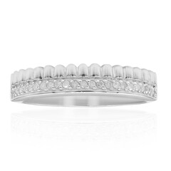 I3 (I) Diamond Silver Ring