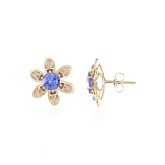 9K Tanzanite Gold Earrings