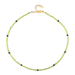 Peridot Silver Necklace