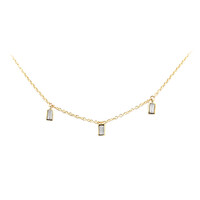 9K SI2 (G) Diamond Gold Necklace (de Melo)