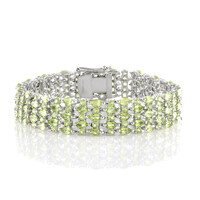 Peridot Silver Bracelet