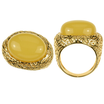 Baltic Amber Silver Ring (dagen)
