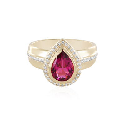 9K Rubellite Gold Ring (de Melo)