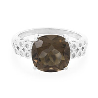 Smoky Quartz Silver Ring