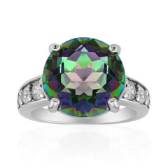 Mystic Quartz Silver Ring