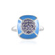 Madagascar Iolite Silver Ring