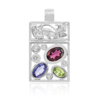 Rhodolite Silver Pendant (VIENNA 1903)