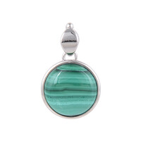 Malachite Silver Pendant