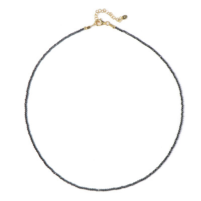 Black Hematite Silver Necklace