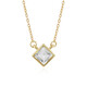 White Topaz Silver Necklace