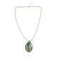 Abalone Shell Silver Necklace (TPC)