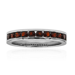 Garnet Silver Ring