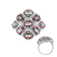 Mystic Quartz Silver Ring