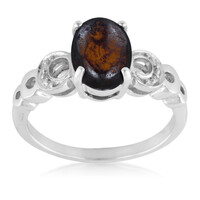 Boulder Opal Silver Ring
