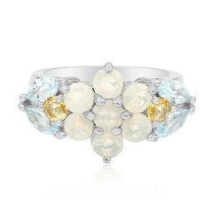 Sky Blue Topaz Silver Ring