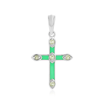 Peridot Silver Pendant