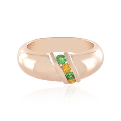 Tanzanian Tsavorite Silver Ring (Adela Silber)