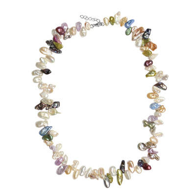Freshwater pearl Silver Necklace