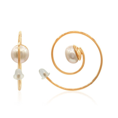 Freshwater pearl Silver Earrings (TPC)