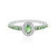 Tanzanian Tsavorite Silver Ring