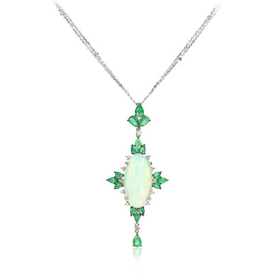 18K AAA Welo Opal Gold Necklace (CIRARI)