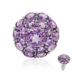 Amethyst Silver Ring