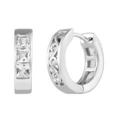 Danburite Silver Earrings