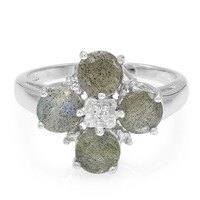 Romanian Spectrolite Silver Ring
