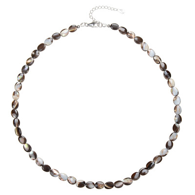 Mother of Pearl Silver Necklace