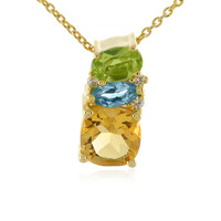Citrine Silver Necklace