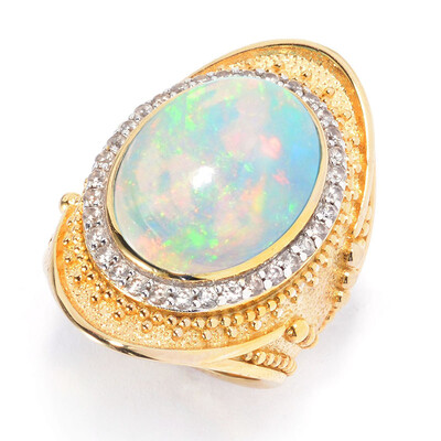 AAA Welo Opal Silver Ring (Dallas Prince Designs)