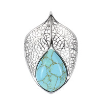 Turquoise Silver Pendant