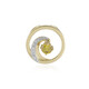 9K SI2 Yellow Diamond Gold Pendant