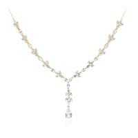 White Topaz Silver Necklace
