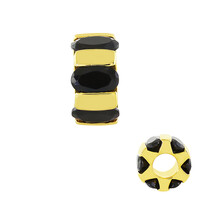 Black Spinel Silver Pendant